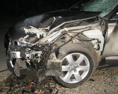 На Прикарпатье пьяный подросток на Audi насмерть сбил мотоциклиста