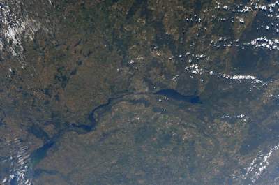 Киев показали с космоса. Фото 