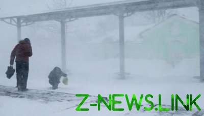 На Румынию обрушилась снежная буря. Видео