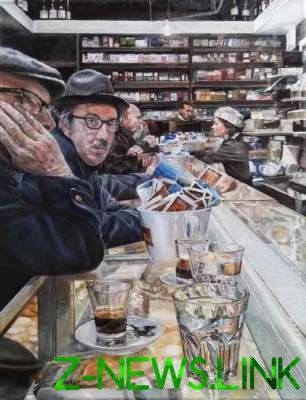 Французский художник с плохим зрением создает потрясающие картины. Фото