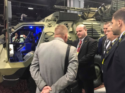 Украина показала на международной оружейной выставке новую военную технику