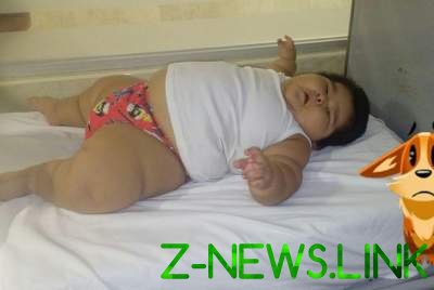 Шок: самый толстый младенец в мире весит как первоклассник 