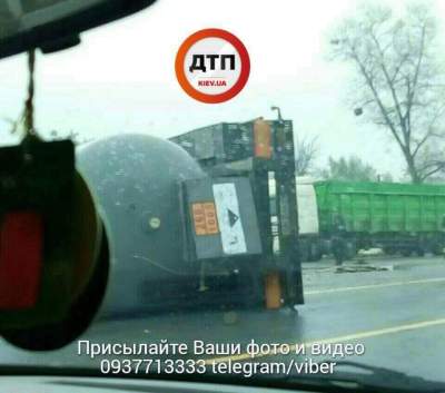 Под Киевом из-за ДТП перекрыта Одесская трасса
