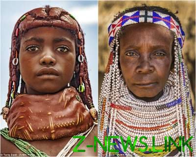 Экзотичная красота женщин из "потерянных племен" Анголы. Фото 
