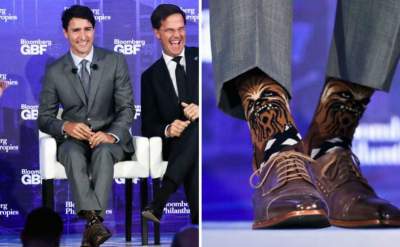 Самые смешные носки из коллекции канадского премьера