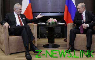 Стали известны результаты переговоров Путина и Земана