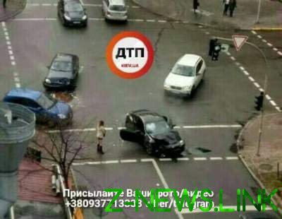 В Киеве столкнулись Lanos и Hyundai 