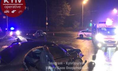 "Пьяное" ДТП в Киеве: семеро пострадавших 