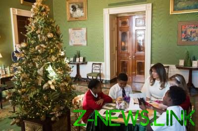 Как украсили Белый дом к Рождеству