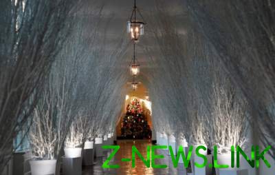 Впечатляющие интерьеры новогоднего Белого дома. Фото