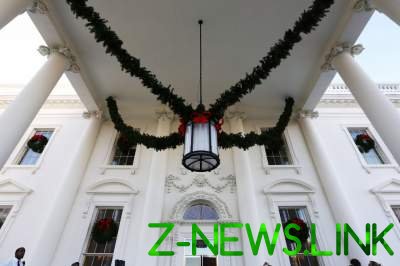 Впечатляющие интерьеры новогоднего Белого дома. Фото