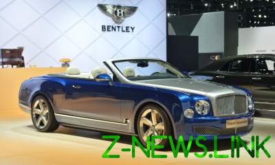 В Дубае заприметили единственный в мире кабриолет Bentley Mulsanne