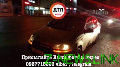 В Киеве пьяный водитель Chevrolet устроил аварию 
