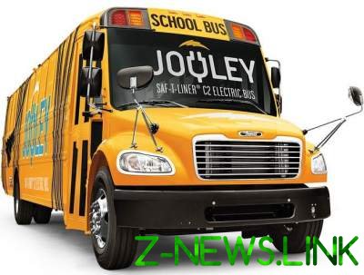 В США на дороги выпустили первый школьный автобус на электротяге