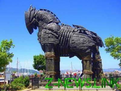 В Турции погиб турист, упав с Троянского коня 