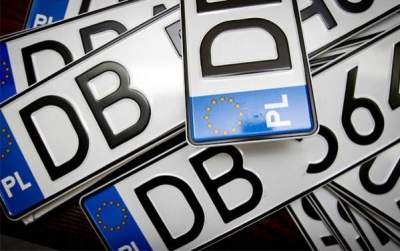В Украине могут ввести временную регистрацию авто на еврономерах
