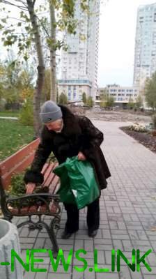 "Совковое жлобство": киевлян возмутил вызывающий поступок пенсионерки 