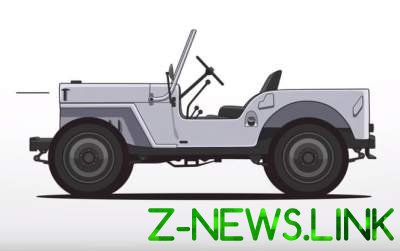 Эволюцию внедорожника Jeep Wrangler уместили в двухминутный ролик