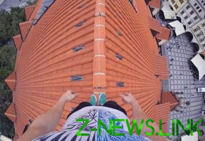 Украинец покорил крыши домов в Праге. Видео
