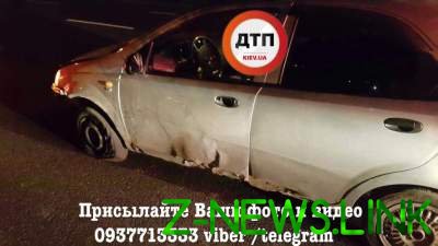 В Киеве пьяный водитель Chevrolet устроил аварию 