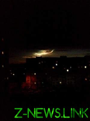 Жители Донбасса видели в небе необычное явление