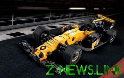 Renault собрала из Lego полноразмерную копию гоночной машины. Видео