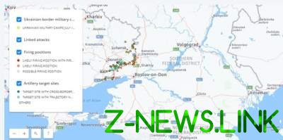 Bellingcat опубликовала карту обстрелов на Донбассе