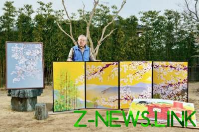 Японец создает картины, используя Microsoft Excel вместо кисти и красок. Фото