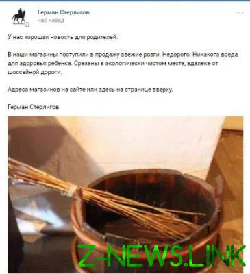  В России начали продавать розги для «воспитания» детей