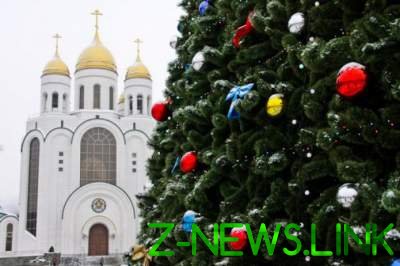 Россиянин поджег новогоднюю елку в Калининграде 