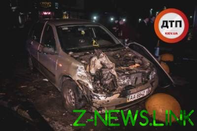 В Киеве внедорожник разбил пять авто: есть пострадавшие