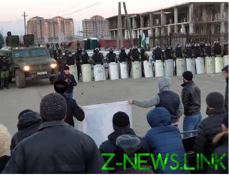 В Ингушетии расформировали батальон ППС, вставший на сторону митингующих