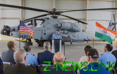 Индия получила военный вертолет от США. Видео