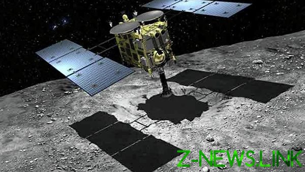 Японский зонд «Хаябуса-2» произвёл взрыв на астероиде Рюгу для создания кратера