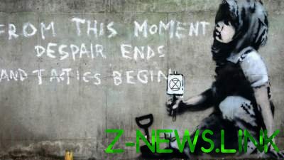 Бэнкси создал новое граффити в Лондоне