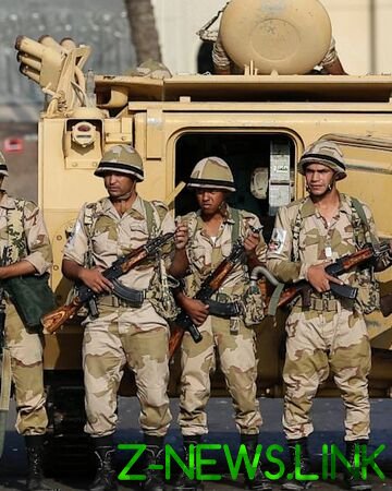 Египетская армия вошла в Ливию