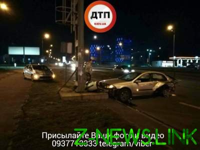 Серьезное ДТП в Киеве: Hyundai пытался скрыться от полиции