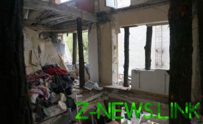 Опубликованы фото последствий мощного взрыва в Донецке