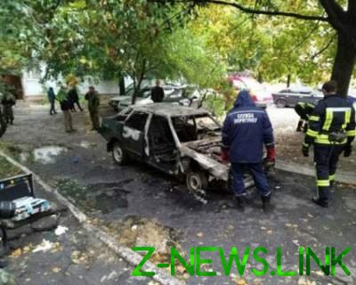В Донецкой области пьяный мужчина сгорел в своем авто
