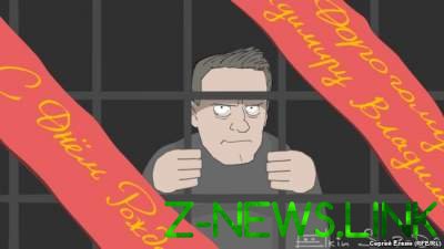 Арест Навального высмеяли ироничной карикатурой