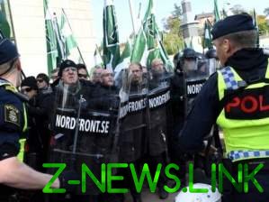В Швеции неонацисты устроили потасовку с местной полицией