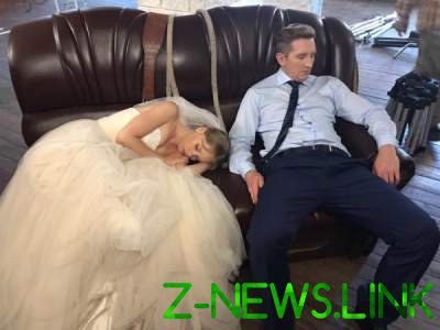 Звезда украинского сериала примерила свадебное платье