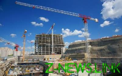 Количество выполненных строительных работ в Украине увеличилось