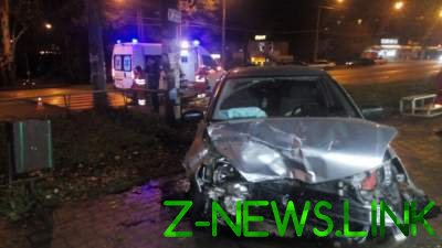 ДТП в Запорожье: от удара автомобили разбросало в разные стороны 
