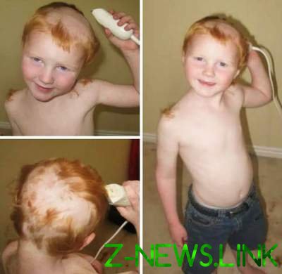 Когда дети решили подстричься сами: забавные снимки