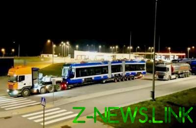 В Киев везут новые польские трамваи
