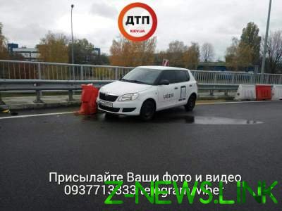 В Киеве произошло ДТП с участием такси Uber 