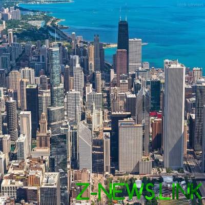 Полет над Чикаго: снимки, сделанные с огромной высоты. Фото