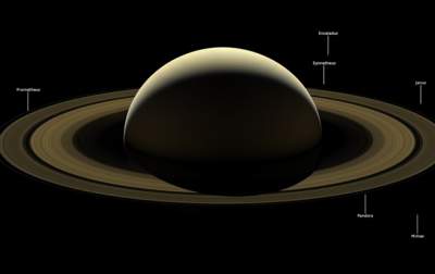 Опубликован «прощальный» снимок Сатурна, сделанный Cassini