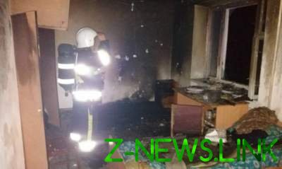 В Каменец-Подольском горело детское общежитие. Видео